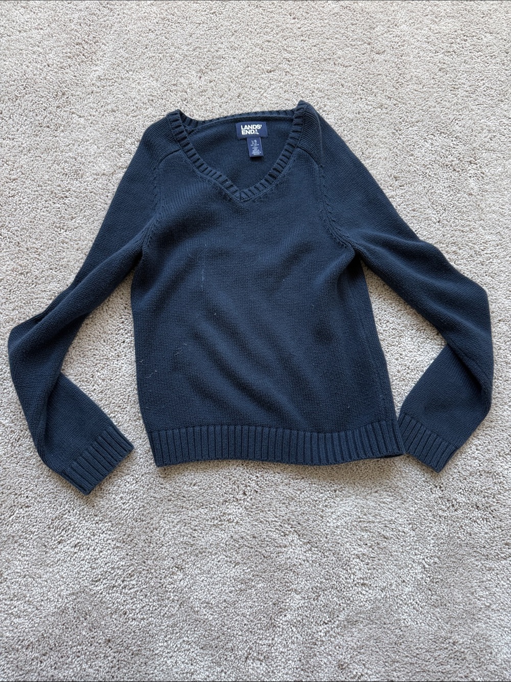 Lands' End V-Neck Sweater